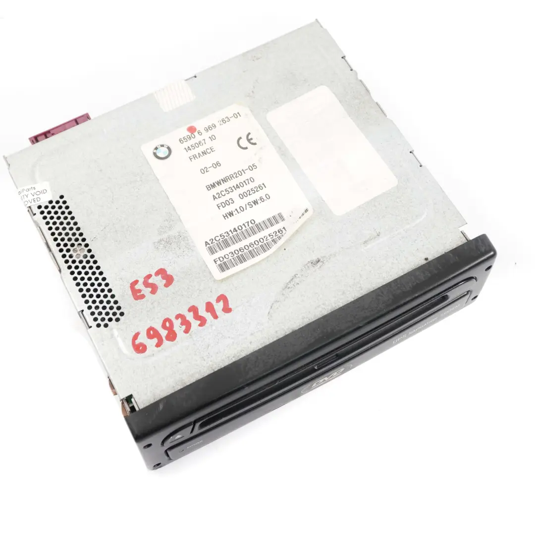 BMW X3 X5 Z4 E39 E46 E53 E83 E85 GPS Navigation Computer DVD 6920182 - SKU 6983312 - Numero di parte 7055523