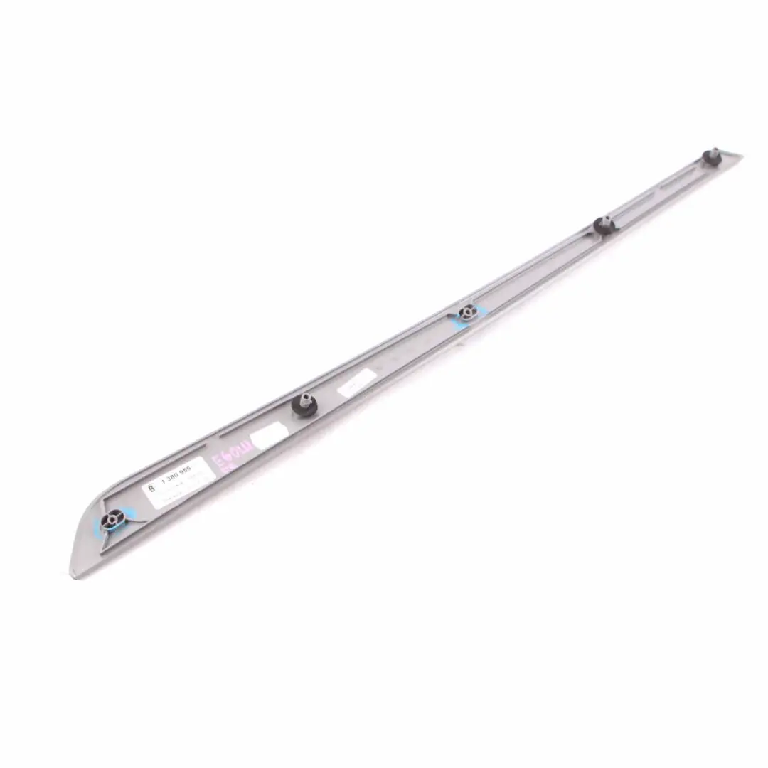 BMW E60 LCI Garniture decorative de porte avant droite Spacegrau Grey - SKU 6983766 - Numéro de pièce 6983766