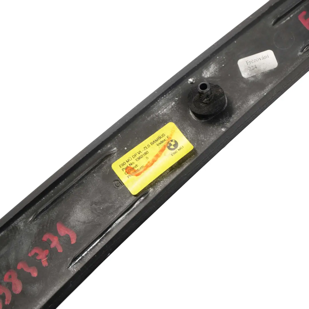 BMW E60 E61 LCI Decor Strip Trim Door Front Left N/S Wood Bamboo Anthracite - SKU 6983779 - Part number 6983779