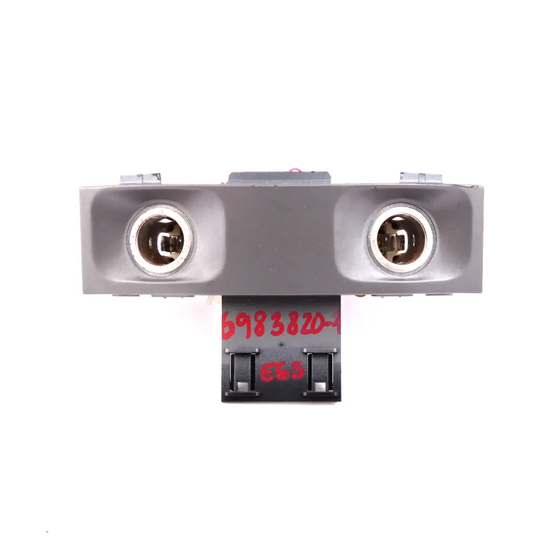 Trim Centre Console Rear Lighter Sockets Cover Dark Silver to BMW 7 E65 E66 1 with Part number 7002402 BMW 7 E65 E66 1 Trim Centre Console Rear Lighter Sockets Cover Dark Silver - SKU 6983820-1 - Part number 7002402