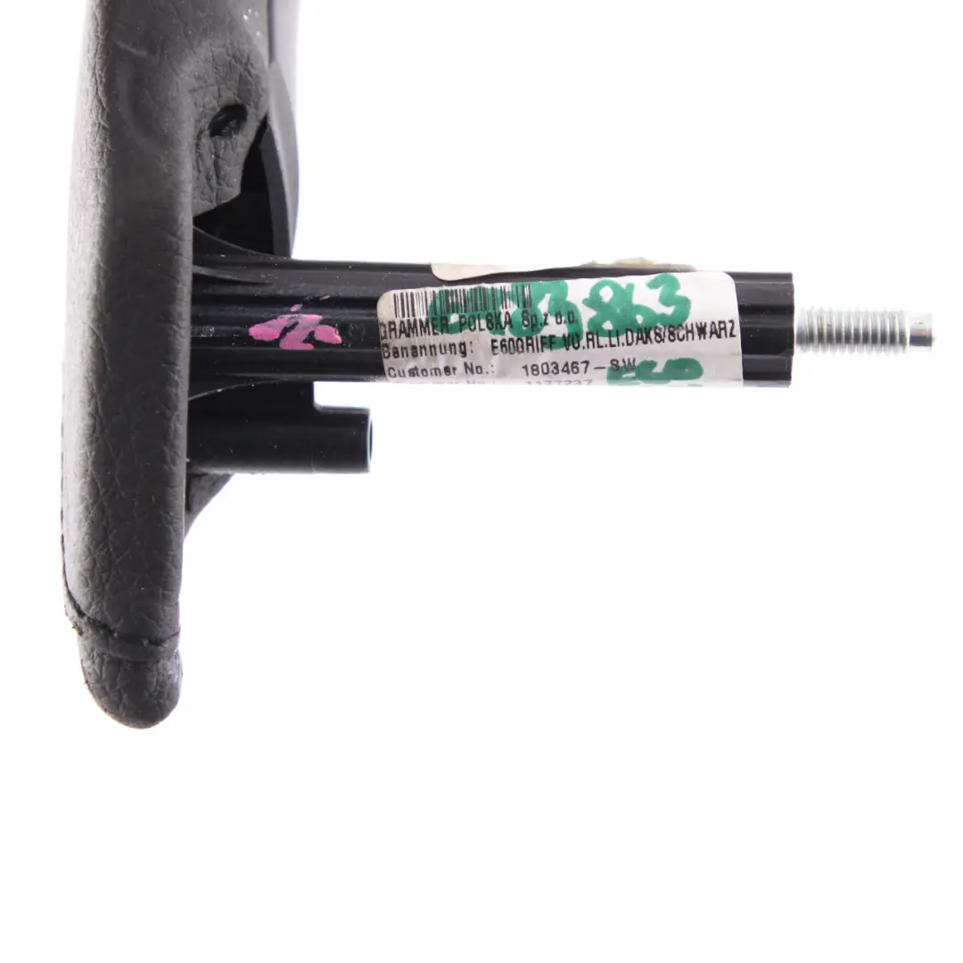 Türkartengriff Links Innengriff Schwarz Leder für BMW E60 E61 LCI mit Teilenummer 6983863 BMW E60 E61 LCI Türkartengriff Links Innengriff Schwarz Leder - SKU 6983863 - Teilenummer 6983863