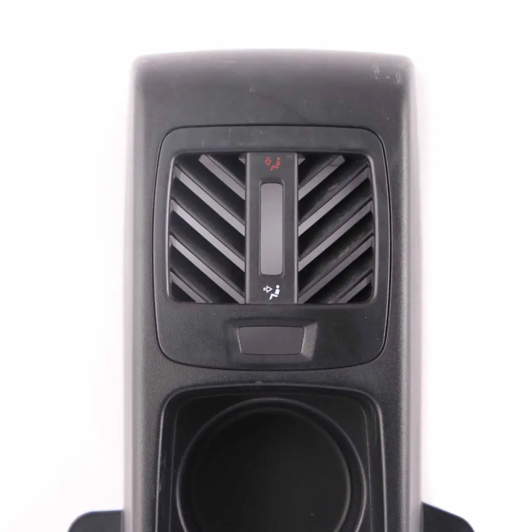 BMW X5 E70 Centre Console Rear 3rd Seat Row Cup Holder Trim Black - SKU 6983898 - Part number 6983898