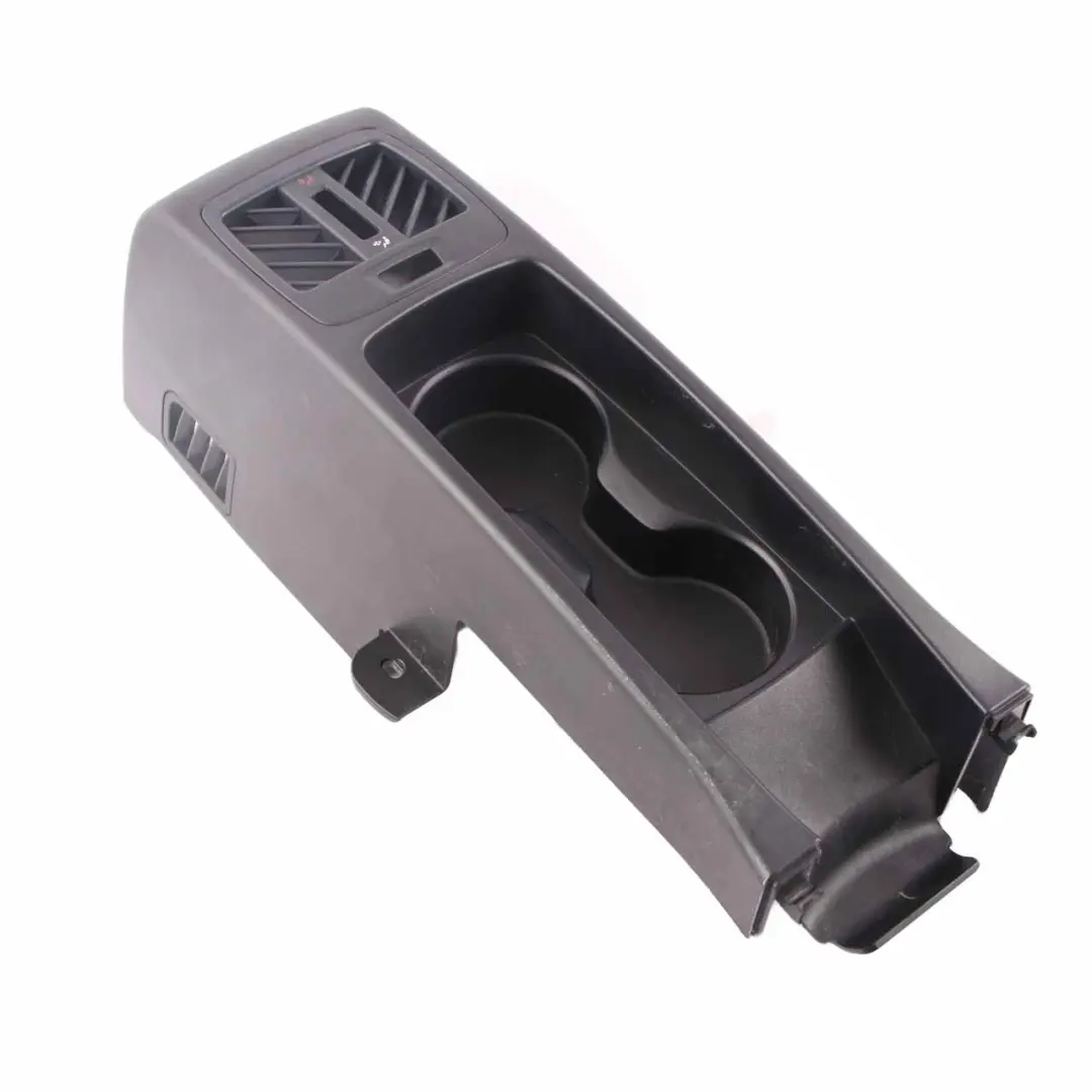 BMW X5 E70 Centre Console Rear 3rd Seat Row Cup Holder Trim Black - SKU 6983898 - Part number 6983898