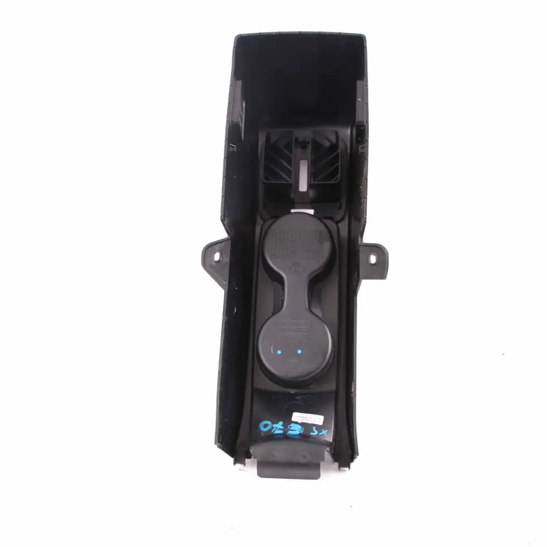BMW X5 E70 Centre Console Rear 3rd Seat Row Cup Holder Trim Black - SKU 6983898 - Part number 6983898