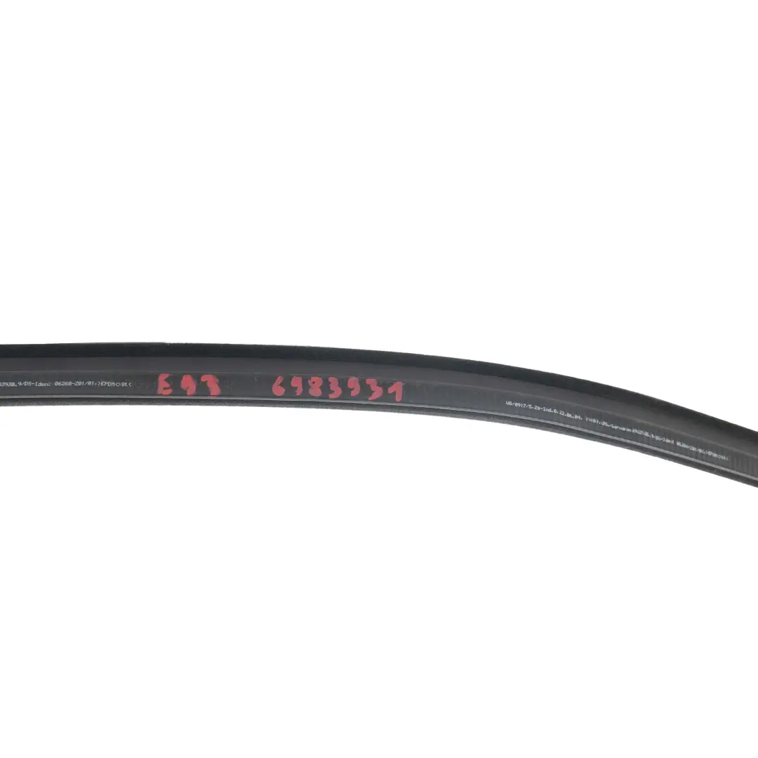 BMW 3 E93 Convertible Cabrio Parcel Shelf Sealing Seal Lip Strip - SKU 6983931 - Part number 6983931
