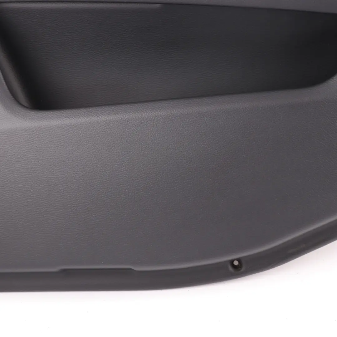 BMW E60 E61 LCI Rear Right O/S Door Card Lining Leather Panel Black 6984390 - SKU 6984390-1 - Part number 6984389