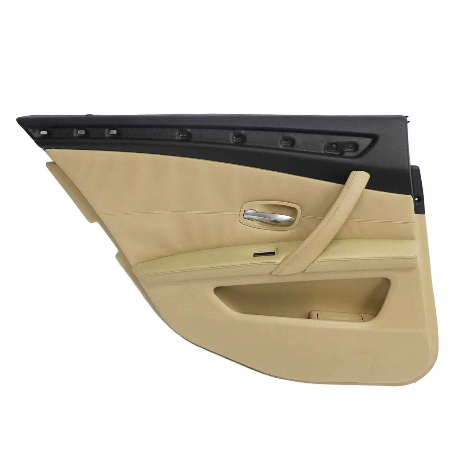 BMW 5 er E60 E61 LCI Türverkleidung Leder Hinten Links Beige