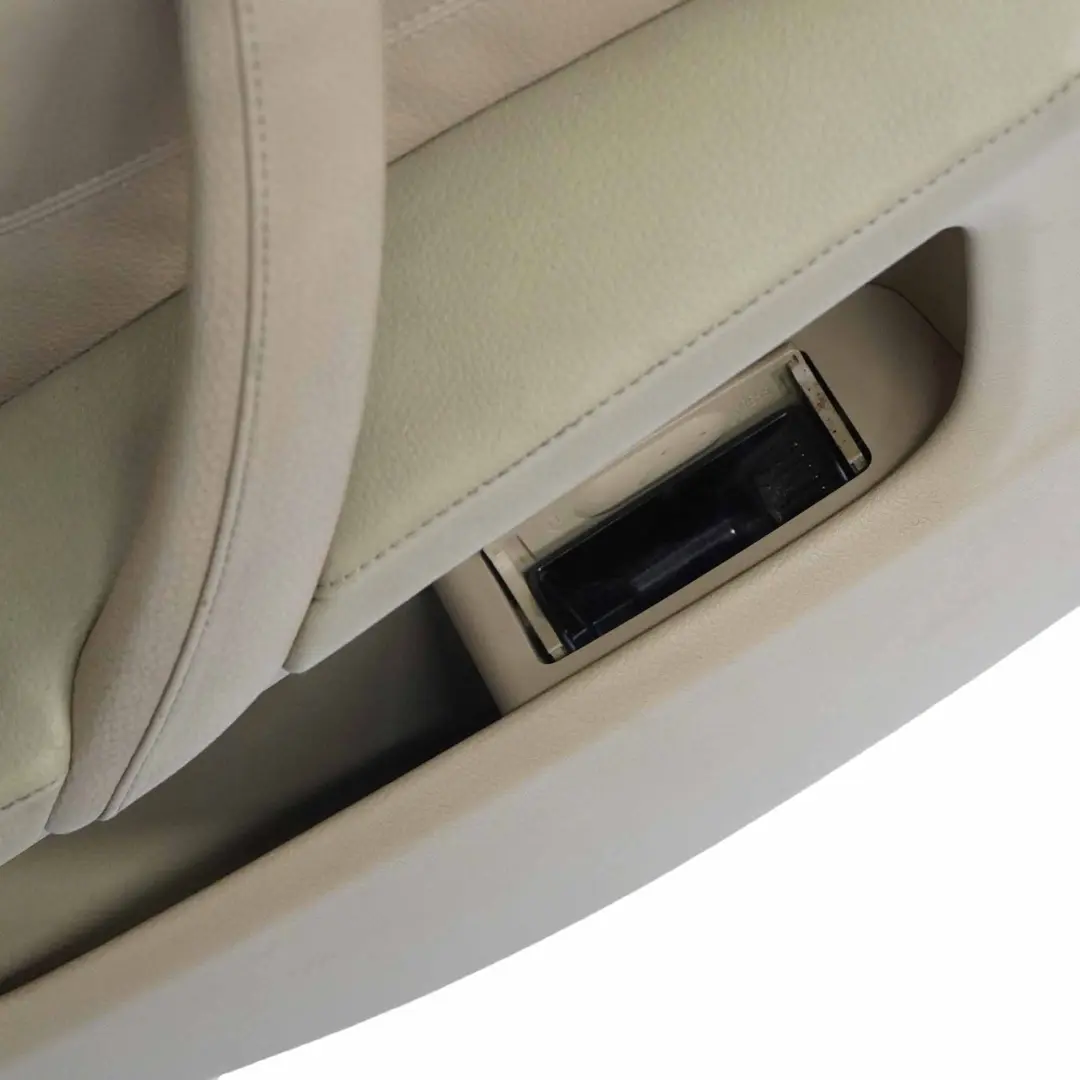  Door Card BMW E60 E61 LCI Rear Left N/S Door Interior Trim Panel Beige Leather - SKU 6984391-1 - Part number 6984391