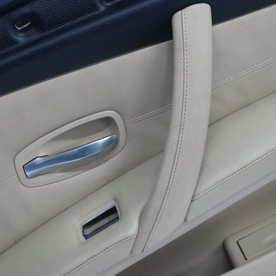  Door Card BMW E60 E61 LCI Rear Left N/S Door Interior Trim Panel Beige Leather - SKU 6984391-1 - Part number 6984391