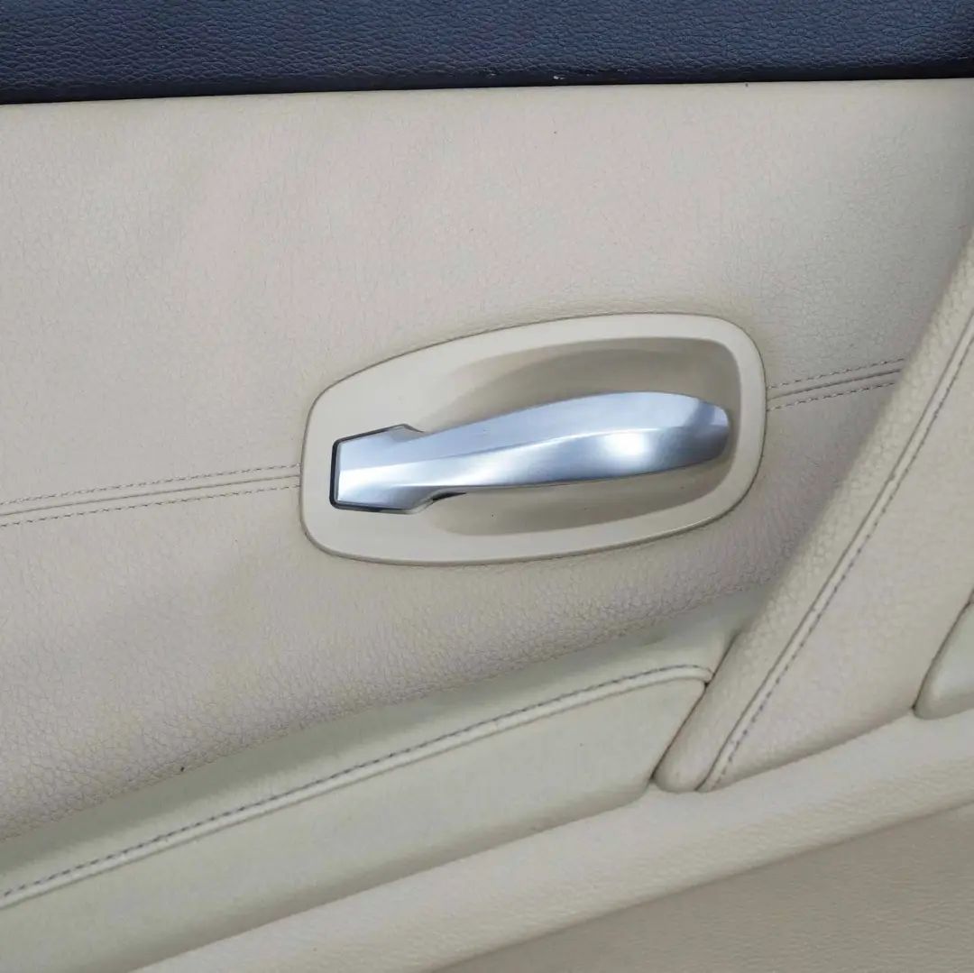 Tarjeta De Puerta Cuero Beige Izquierda para BMW E60 E61 LCI con número de pieza 6984391 BMW E60 E61 LCI Tarjeta De Puerta Cuero Beige Izquierda - SKU 6984391-1 - Número de pieza 6984391