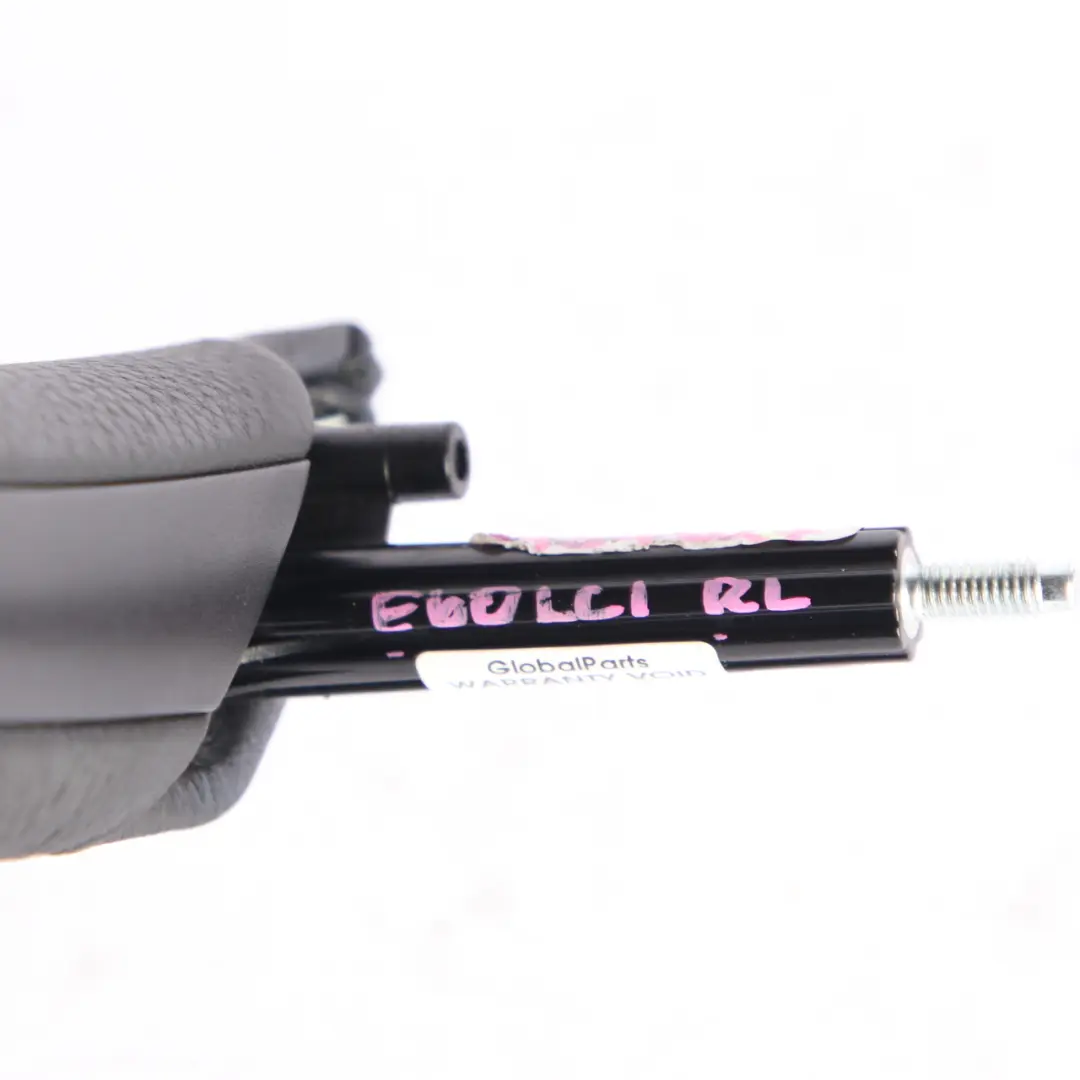BMW E60 E61 LCI Poignée carte porte Loquet intérieure gauche Cuir noir - SKU 6984627 - Numéro de pièce 6984627