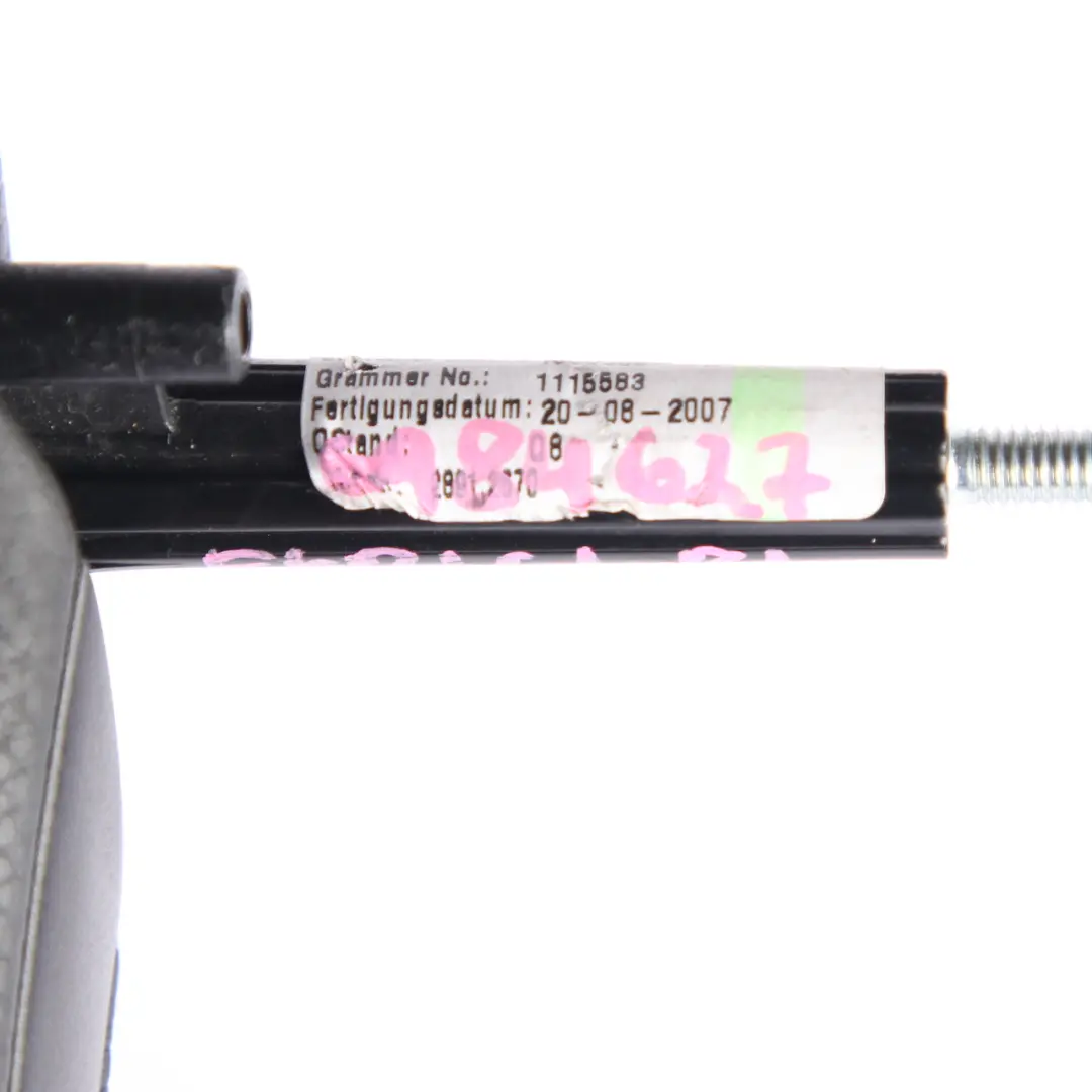 BMW E60 E61 LCI Türkartengriff Links Innenraum Türschließe Schwarz Leder - SKU 6984627 - Teilenummer 6984627