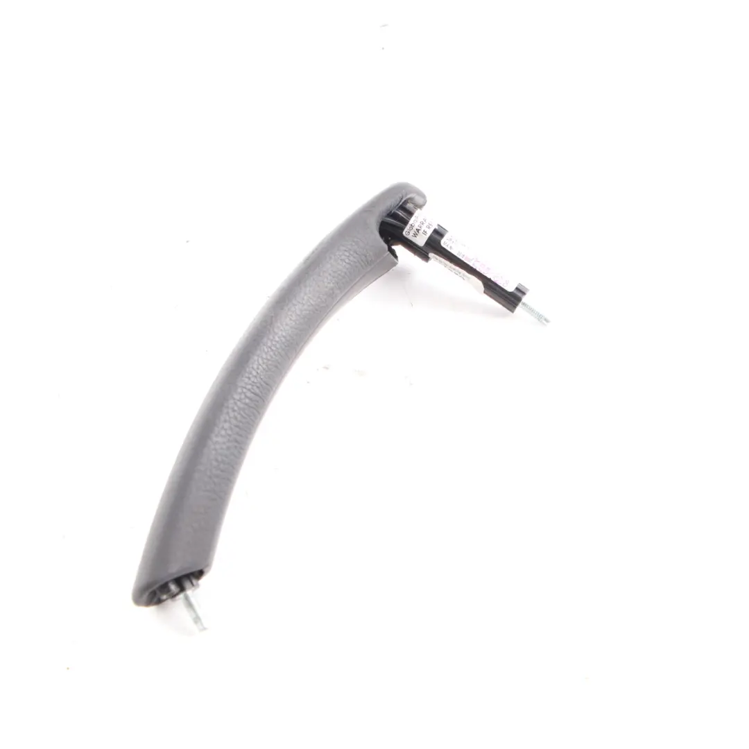 BMW E60 E61 LCI Tirador Puerta Interior Moldura Trasera Derecha Cuero Negro - SKU 6984628 - Número de pieza 6984628