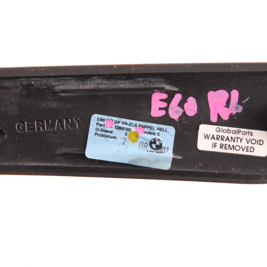  Trim Cover Door BMW E60 E61 LCI Strip Panel Front Right O/S Wood Poplar Light - SKU 6983776	 - Part number 6983776	