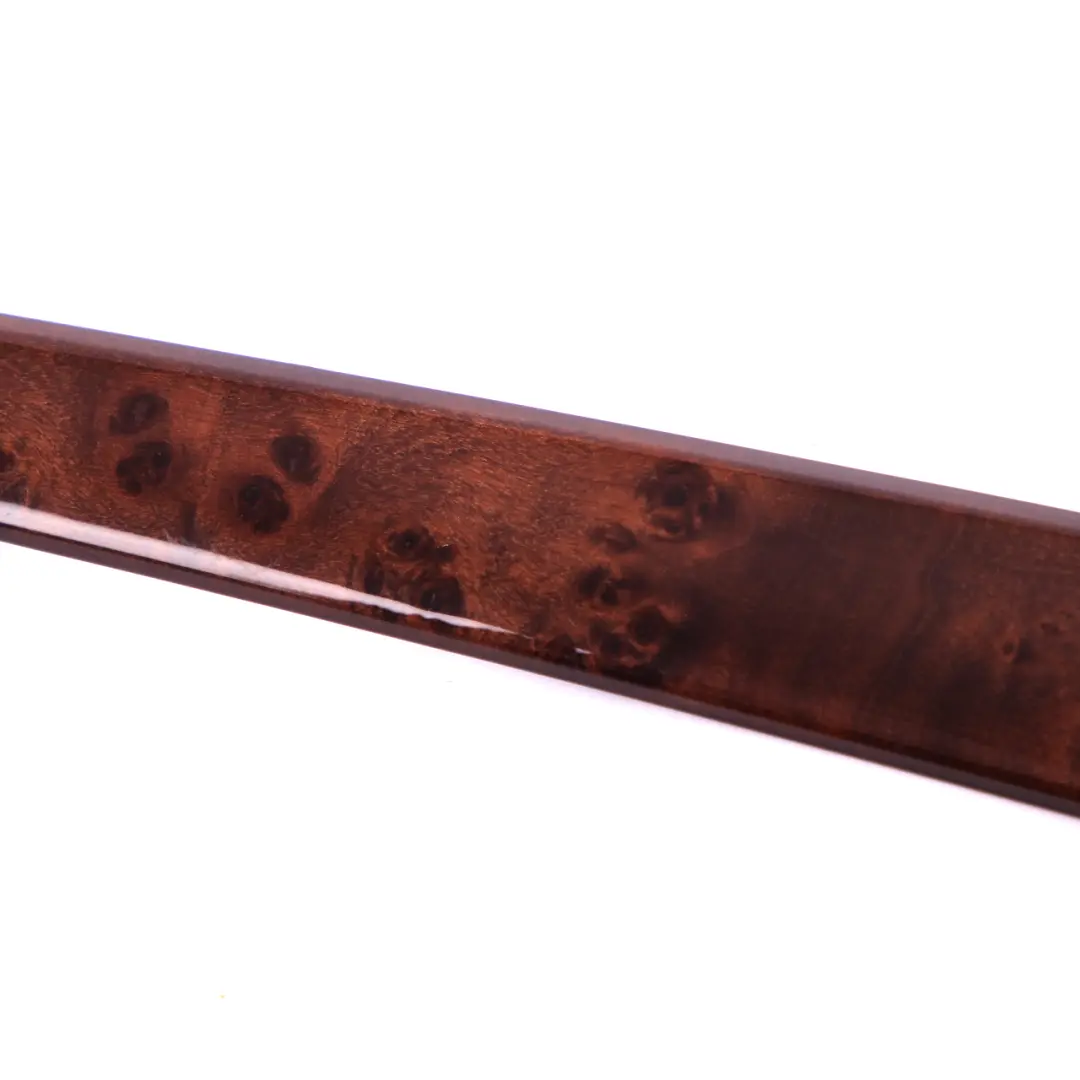 BMW 5 Series E60 E61 LCI Decor Strip Trim Door Rear Left N/S Poplar Wood Dark - SKU 6984685 - Part number 6984685