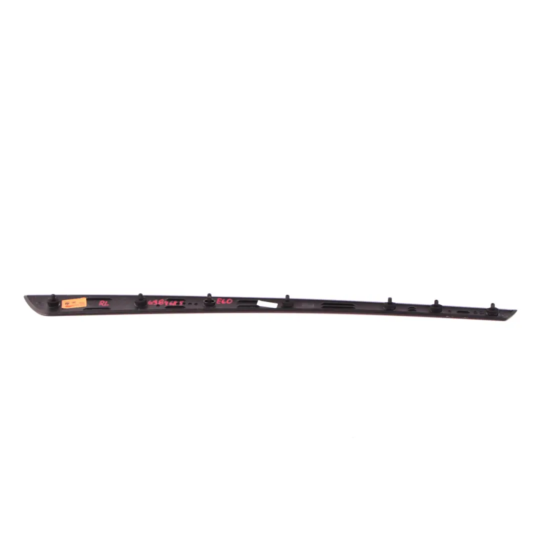 BMW 5 Series E60 E61 LCI Decor Strip Trim Door Rear Left N/S Poplar Wood Dark - SKU 6984685 - Part number 6984685