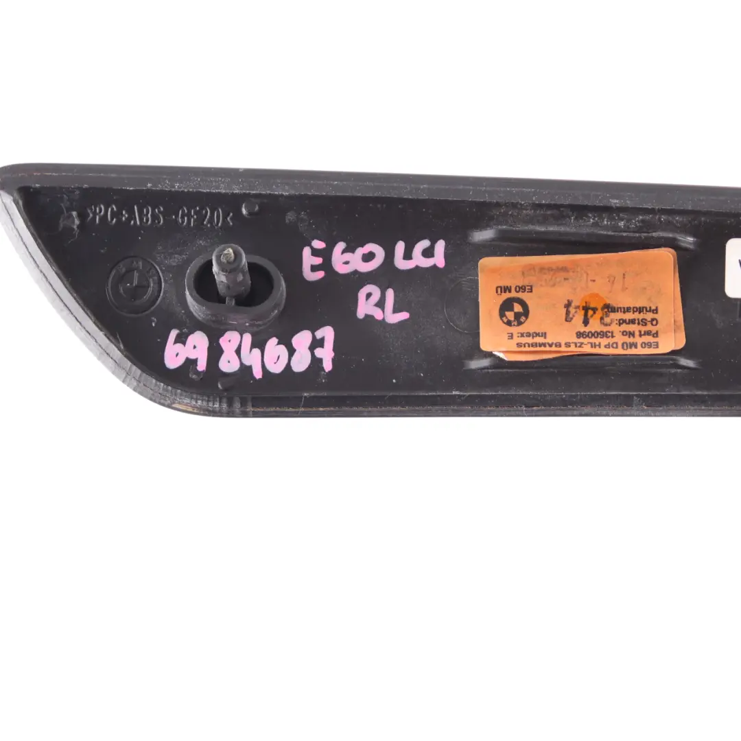 BMW E60 E61 LCI Decor Strip Trim Door Rear Left N/S Wood Bamboo Anthracite - SKU 6984687 - Part number 6984687