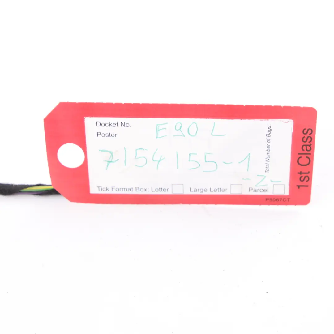 BMW E90 Left Rear Light Trunk Lid N/S Lamp Plug Socket Wiring - SKU 6984746 - Part number 6984746