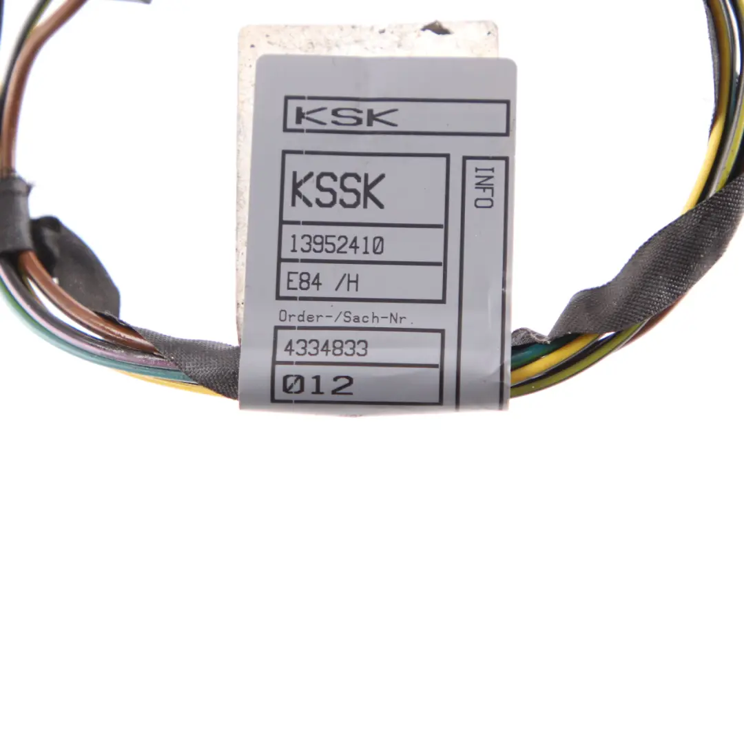 BMW X1 E84 Wire Cable Plug Wiring Socket Rear Lamp Light Left N/S - SKU 6984754-10 - Part number 6984754