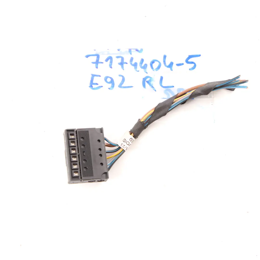 BMW E92 Coupe Rear Lamp Light Side Panel Left N/S Plug Socket Wiring - SKU 6984754-13 - Part number 6984754