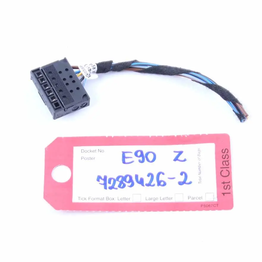 Wire Cable Plug Wiring Socket Rear Lamp Light Right O/S to BMW E90 E91 with Part number 6984754 BMW E90 E91 Wire Cable Plug Wiring Socket Rear Lamp Light Right O/S - SKU 6984754-2 - Part number 6984754