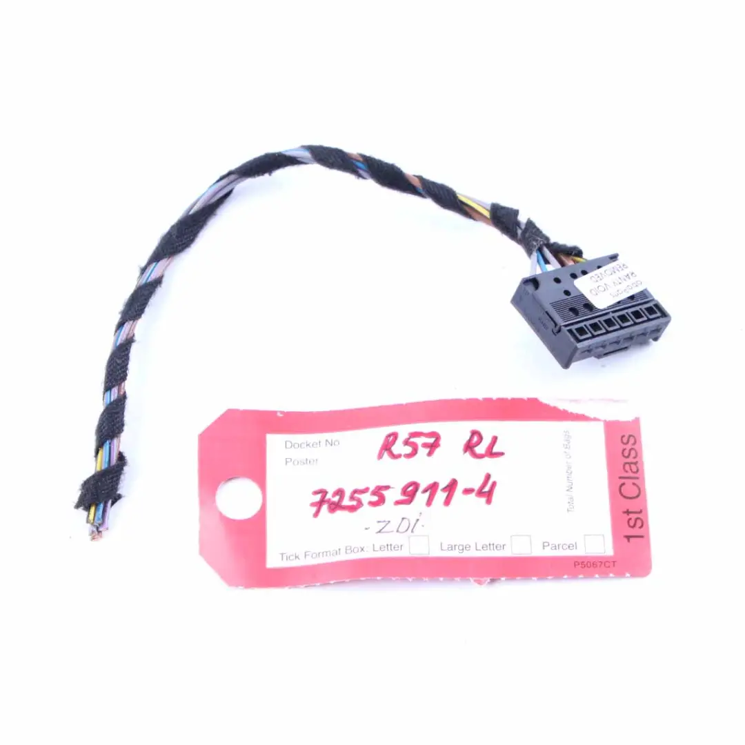 Wire Cable Plug Wiring Socket Rear Lamp Light Left N/S to Mini R56 R57 with Part number 6984754 Mini R56 R57 Wire Cable Plug Wiring Socket Rear Lamp Light Left N/S - SKU 6984754-6 - Part number 6984754