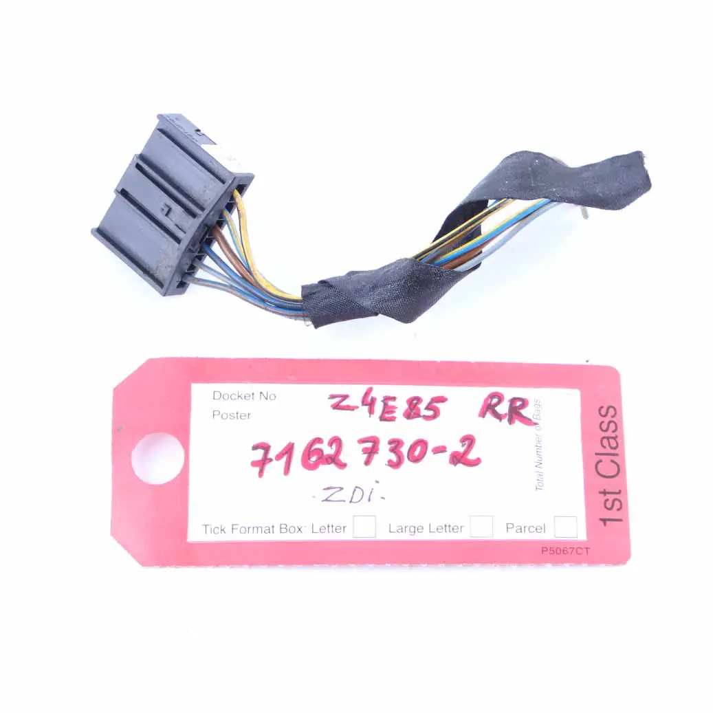 Wire Cable Plug Wiring Socket Rear Lamp Light Right O/S to BMW Z4 E85 with Part number 6984754 BMW Z4 E85 Wire Cable Plug Wiring Socket Rear Lamp Light Right O/S - SKU 6984754-8 - Part number 6984754