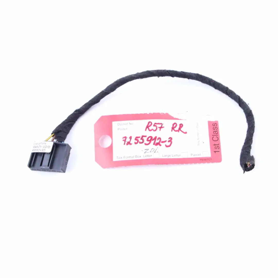 Wire Cable Plug Wiring Socket Rear Lamp Light Right O/S to Mini R56 R57 with Part number 6984754 Mini R56 R57 Wire Cable Plug Wiring Socket Rear Lamp Light Right O/S - SKU 6984754-9 - Part number 6984754