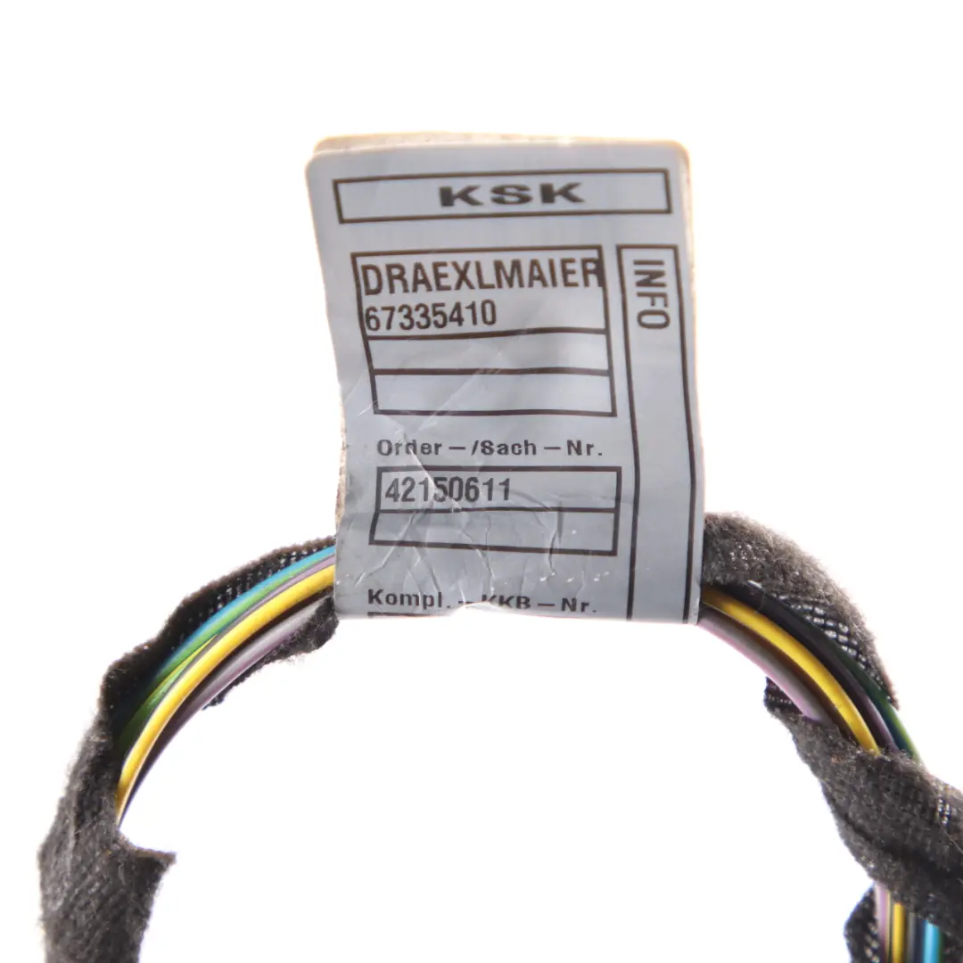 BMW E81 E87 LCI Tail Light Rear Lamp Left N/S Plug Socket Wiring - SKU 6984756-1 - Part number 6984756