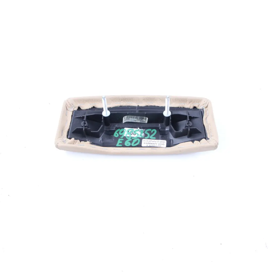  Garniture d'accoudoir BMW E60 E61 LCI Cache accoudoir console Cuir Beige - SKU 6985252 - Numéro de pièce 6985252