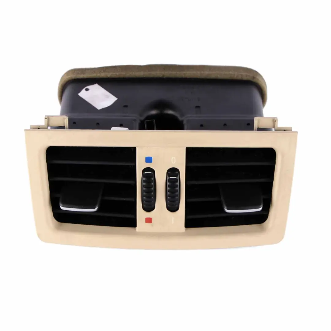 Centre Console Fresh Air Grille Vent Cream Beige 6932023 to BMW E60 E61 LCI Rear with Part number 6985301 BMW E60 E61 LCI Rear Centre Console Fresh Air Grille Vent Cream Beige 6932023 - SKU 6985301 - Part number 6985301