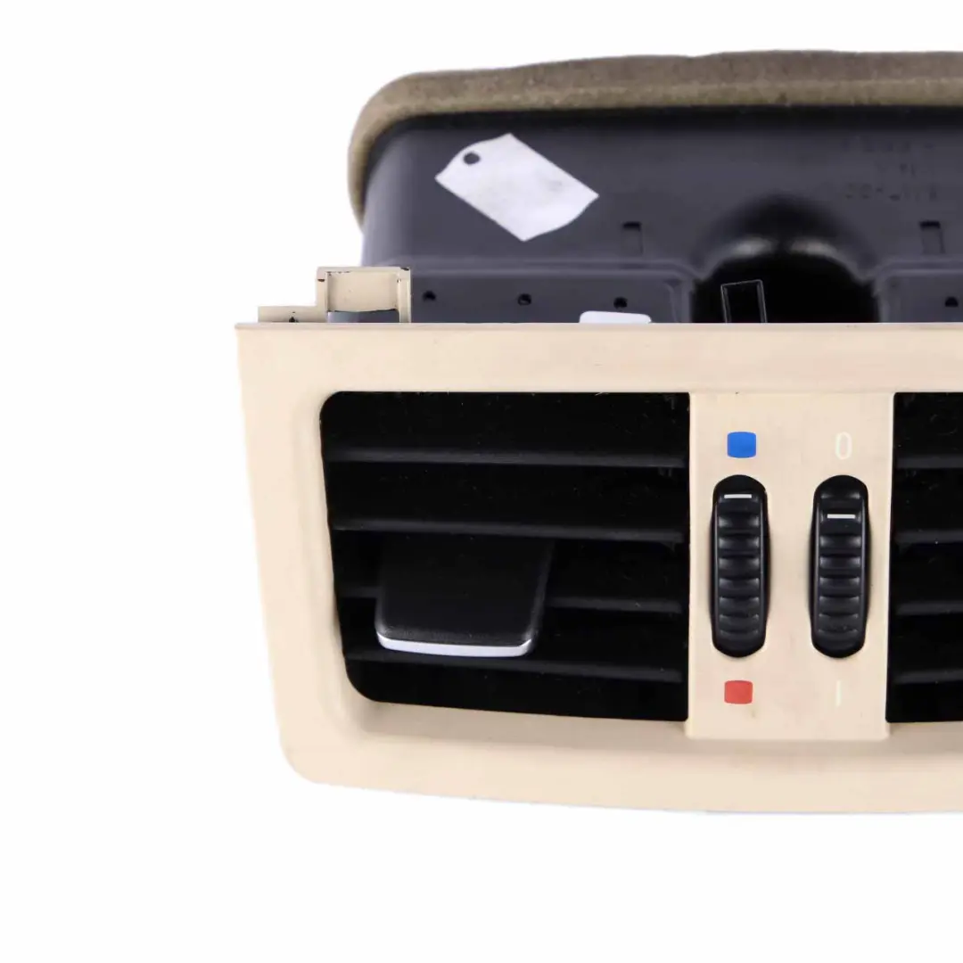Centre Console Fresh Air Grille Vent Cream Beige 6932023 to BMW E60 E61 LCI Rear with Part number 6985301 BMW E60 E61 LCI Rear Centre Console Fresh Air Grille Vent Cream Beige 6932023 - SKU 6985301 - Part number 6985301