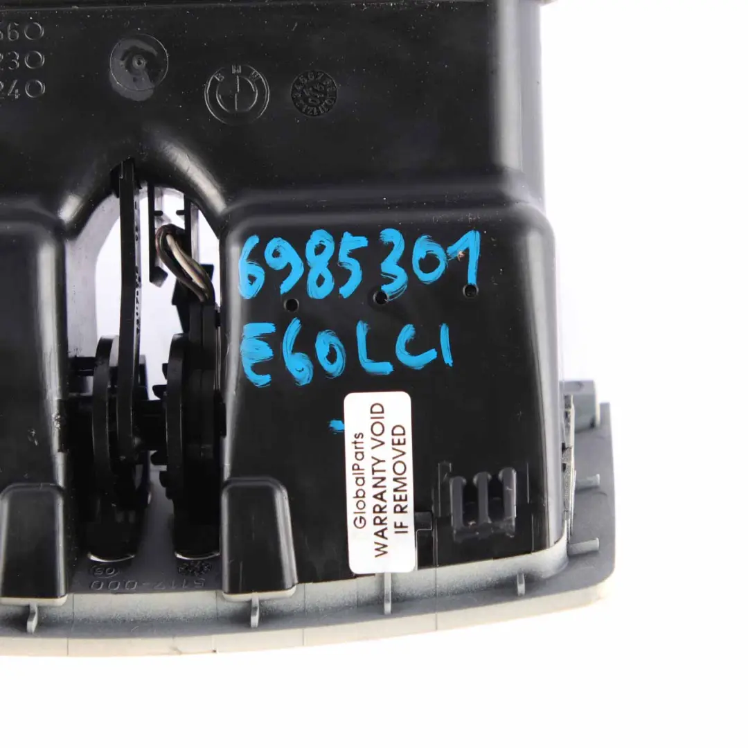 Centre Console Fresh Air Grille Vent Cream Beige 6932023 to BMW E60 E61 LCI Rear with Part number 6985301 BMW E60 E61 LCI Rear Centre Console Fresh Air Grille Vent Cream Beige 6932023 - SKU 6985301 - Part number 6985301