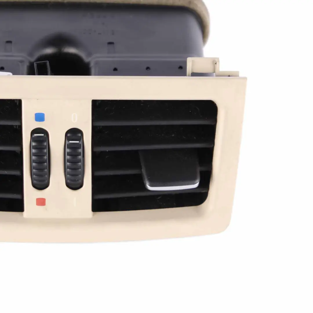 Centre Console Fresh Air Grille Vent Cream Beige 6932023 to BMW E60 E61 LCI Rear with Part number 6985301 BMW E60 E61 LCI Rear Centre Console Fresh Air Grille Vent Cream Beige 6932023 - SKU 6985301 - Part number 6985301
