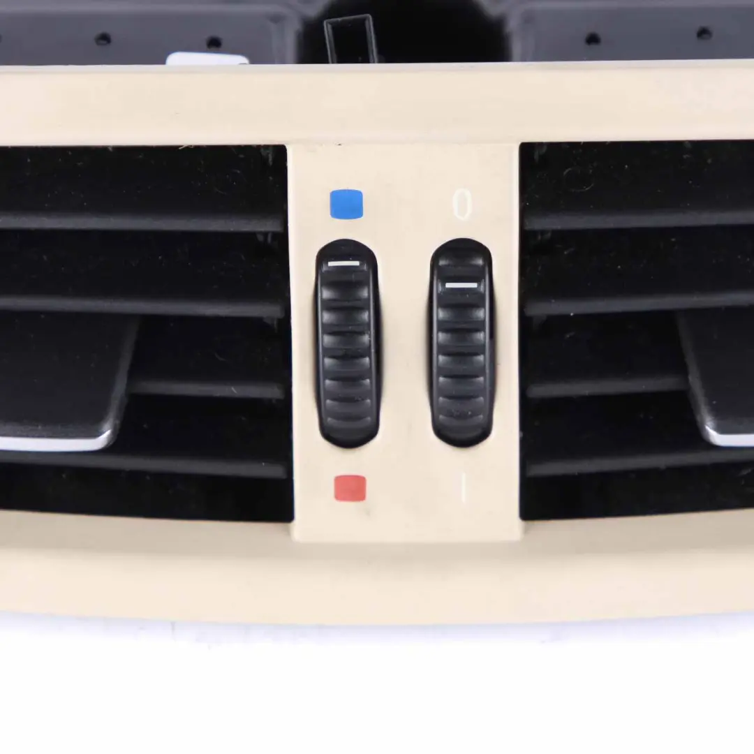 Centre Console Fresh Air Grille Vent Cream Beige 6932023 to BMW E60 E61 LCI Rear with Part number 6985301 BMW E60 E61 LCI Rear Centre Console Fresh Air Grille Vent Cream Beige 6932023 - SKU 6985301 - Part number 6985301