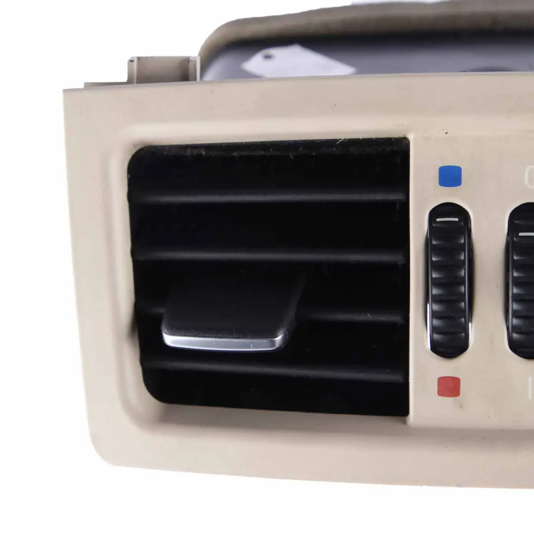 Centre Console Fresh Air Grille Vent Cream Beige 6932023 to BMW E60 E61 LCI Rear with Part number 6985301 BMW E60 E61 LCI Rear Centre Console Fresh Air Grille Vent Cream Beige 6932023 - SKU 6985301 - Part number 6985301