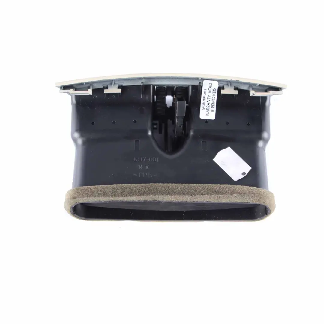 Centre Console Fresh Air Grille Vent Cream Beige 6932023 to BMW E60 E61 LCI Rear with Part number 6985301 BMW E60 E61 LCI Rear Centre Console Fresh Air Grille Vent Cream Beige 6932023 - SKU 6985301 - Part number 6985301