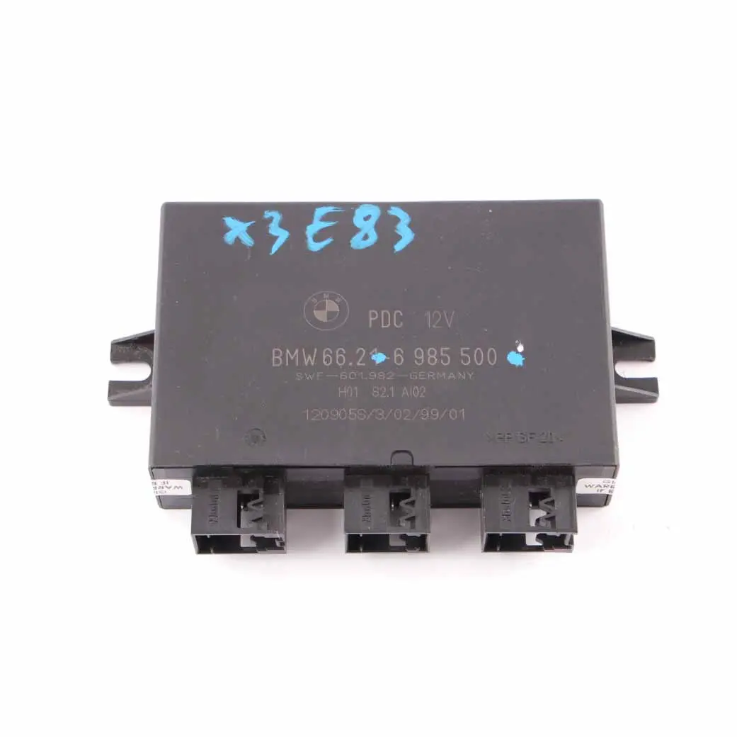 PDC Module BMW X5 E53 X3 E83 Parking Control Unit to with Part number 6985500 PDC Module BMW X5 E53 X3 E83 Parking Control Unit - SKU 6985500 - Part number 6985500