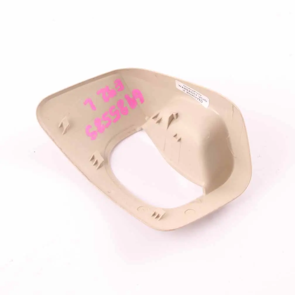 BMW E92 Seat Release Cover Trim Left N/S Cream Beige - SKU 6985585 - Part number 6985585