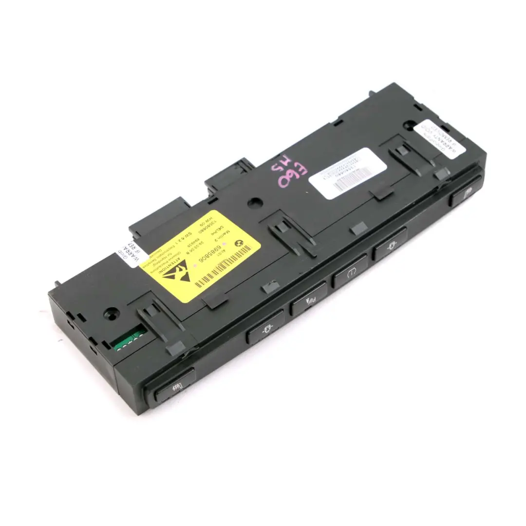 Center Console Heated Seat PDC Parking Distance Switch Unit to BMW E60 M5 with Part number 6985806 BMW E60 M5 Center Console Heated Seat PDC Parking Distance Switch Unit - SKU 6985806 - Part number 6985806