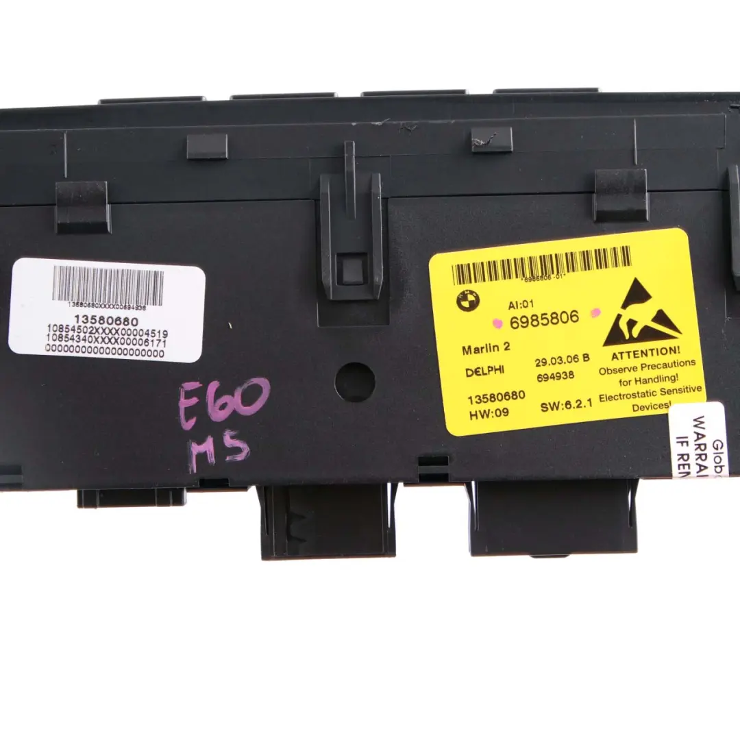 BMW E60 M5 Center Console Heated Seat PDC Parking Distance Switch Unit - SKU 6985806 - Part number 6985806