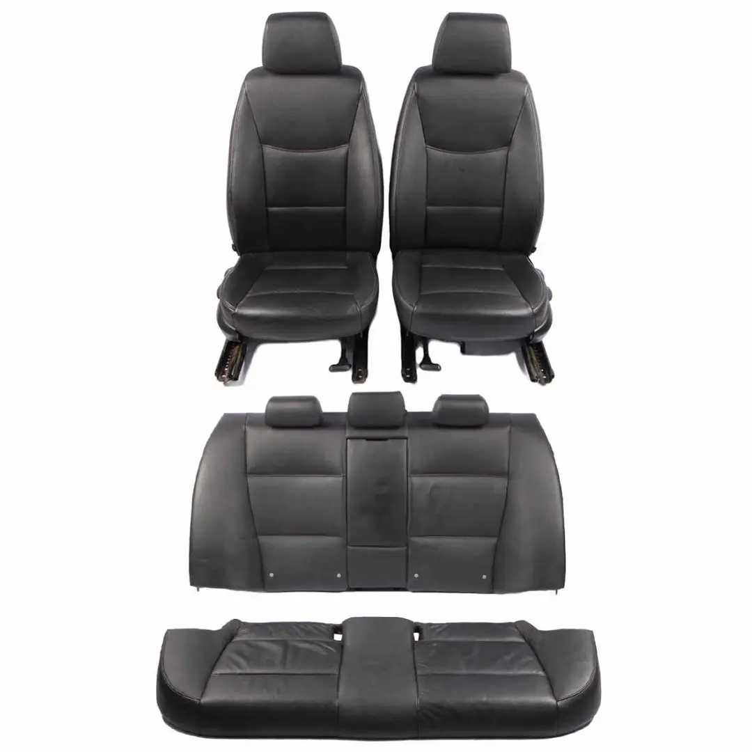  Leather Seats BMW E90 Saloon Black Dakota Interior Front Rear Seat Door Cards - SKU 6985936-4 - Part number 6985936