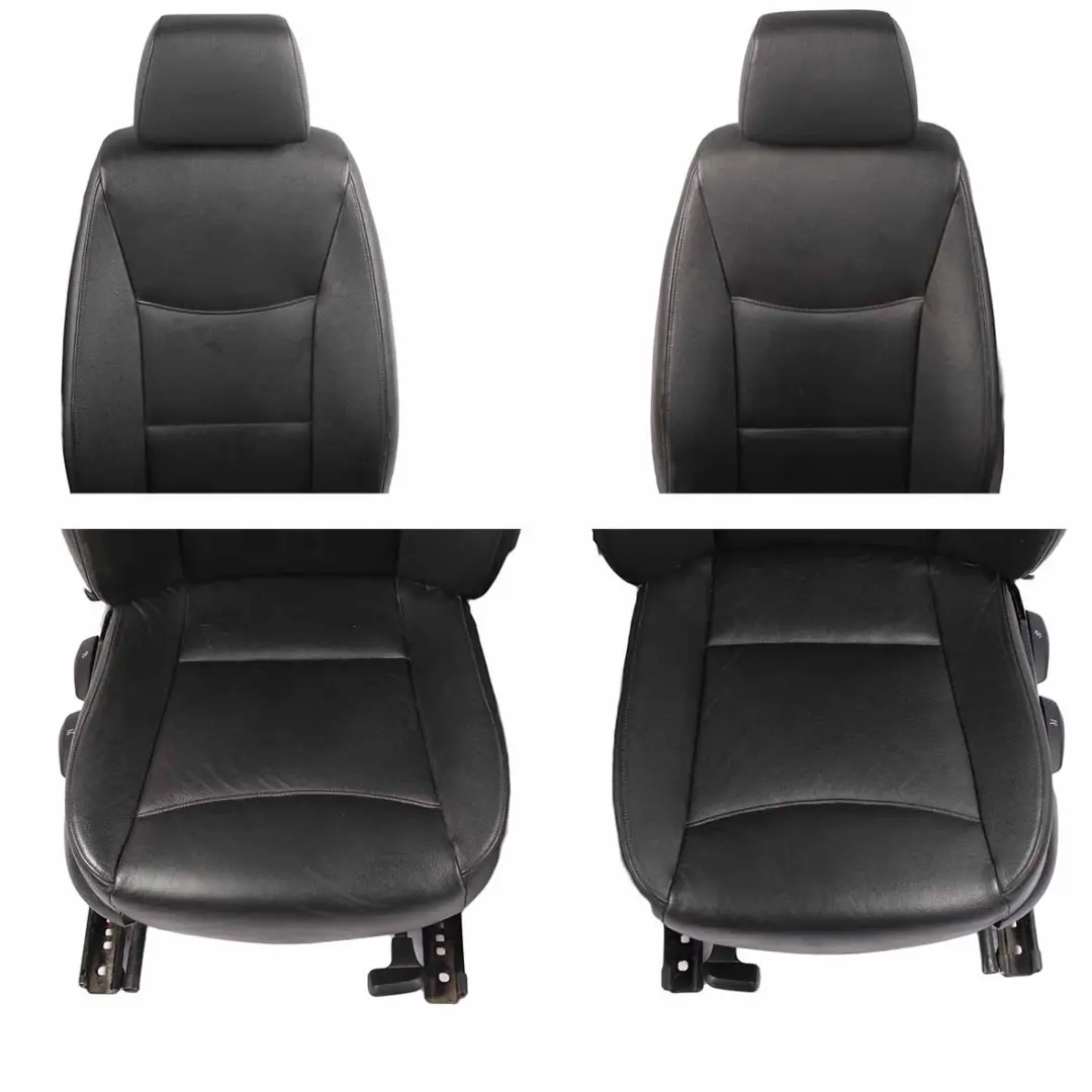Leather Seats BMW E90 Saloon Black Dakota Interior Front Rear Seat Door Cards to with Part number 6985936 Leather Seats BMW E90 Saloon Black Dakota Interior Front Rear Seat Door Cards - SKU 6985936-4 - Part number 6985936