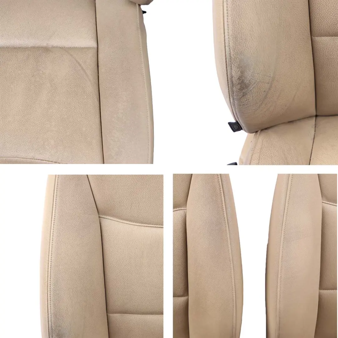 Beige Leather Interior Seats Front Rear Seat with Door Cards to BMW E90 Saloon with Part number 6985938 BMW E90 Saloon Beige Leather Interior Seats Front Rear Seat with Door Cards - SKU 6985938-1 - Part number 6985938