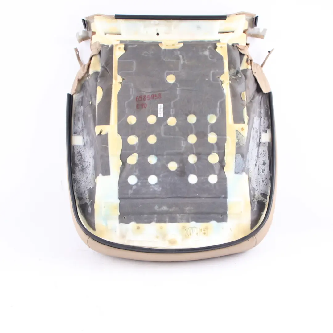 BMW E90 E91 Beige Leather Interior Front Left Right N/O/S Seat Cover - SKU 6985938 - Part number 6985938