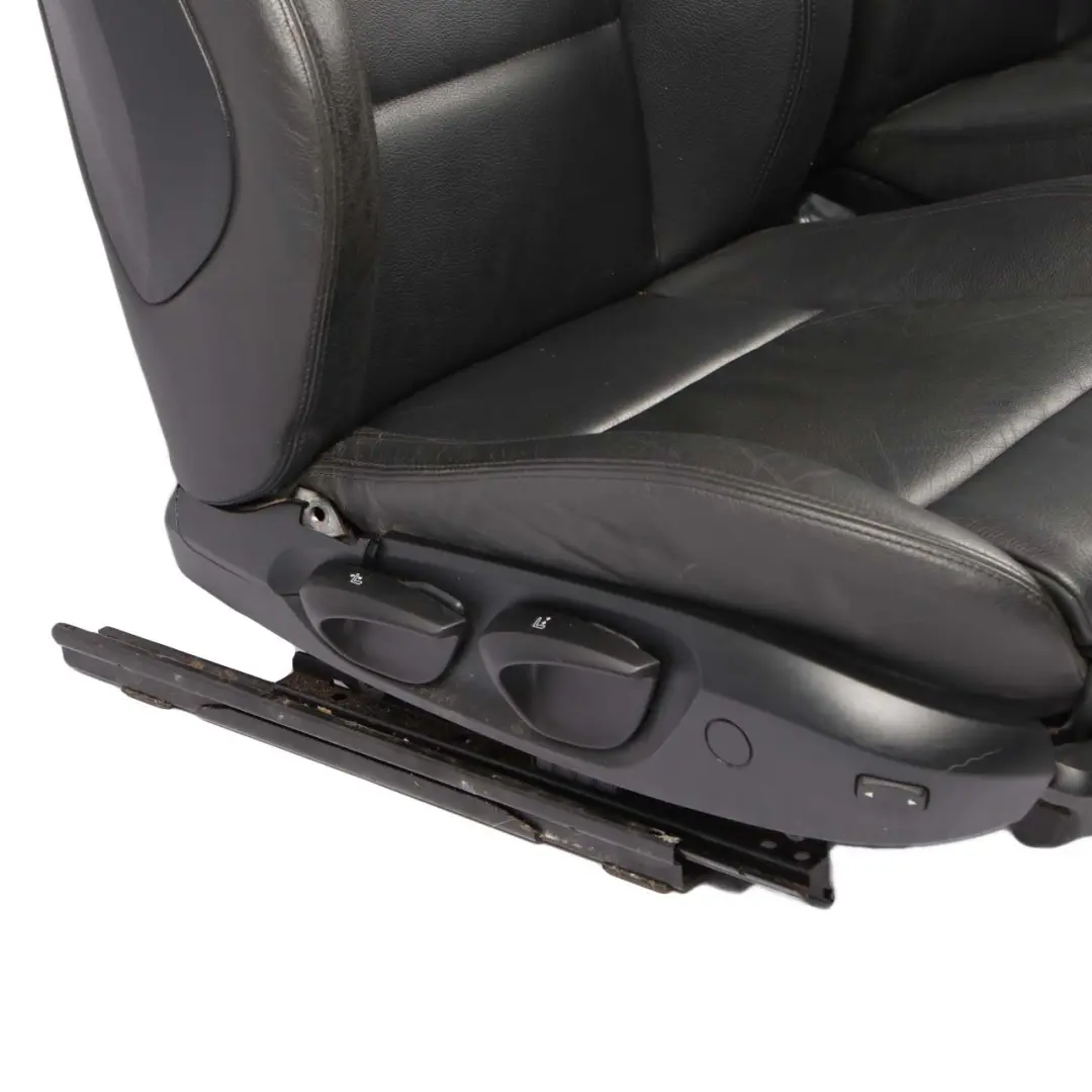 Leather Front Left Right N/O/S Seats to Seat BMW 3 Series E90 E91 M Sport Black with Part number 6985942 Seat BMW 3 Series E90 E91 M Sport Black Leather Front Left Right N/O/S Seats - SKU 6985942-1 - Part number 6985942