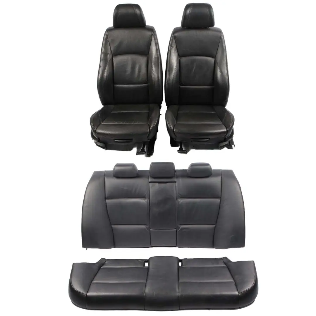 Leather Interior Seats Front Rear Seat with Door Cards to BMW E90 M SPORT Black with Part number 6985942 BMW E90 M SPORT Black Leather Interior Seats Front Rear Seat with Door Cards - SKU 6985942 - Part number 6985942