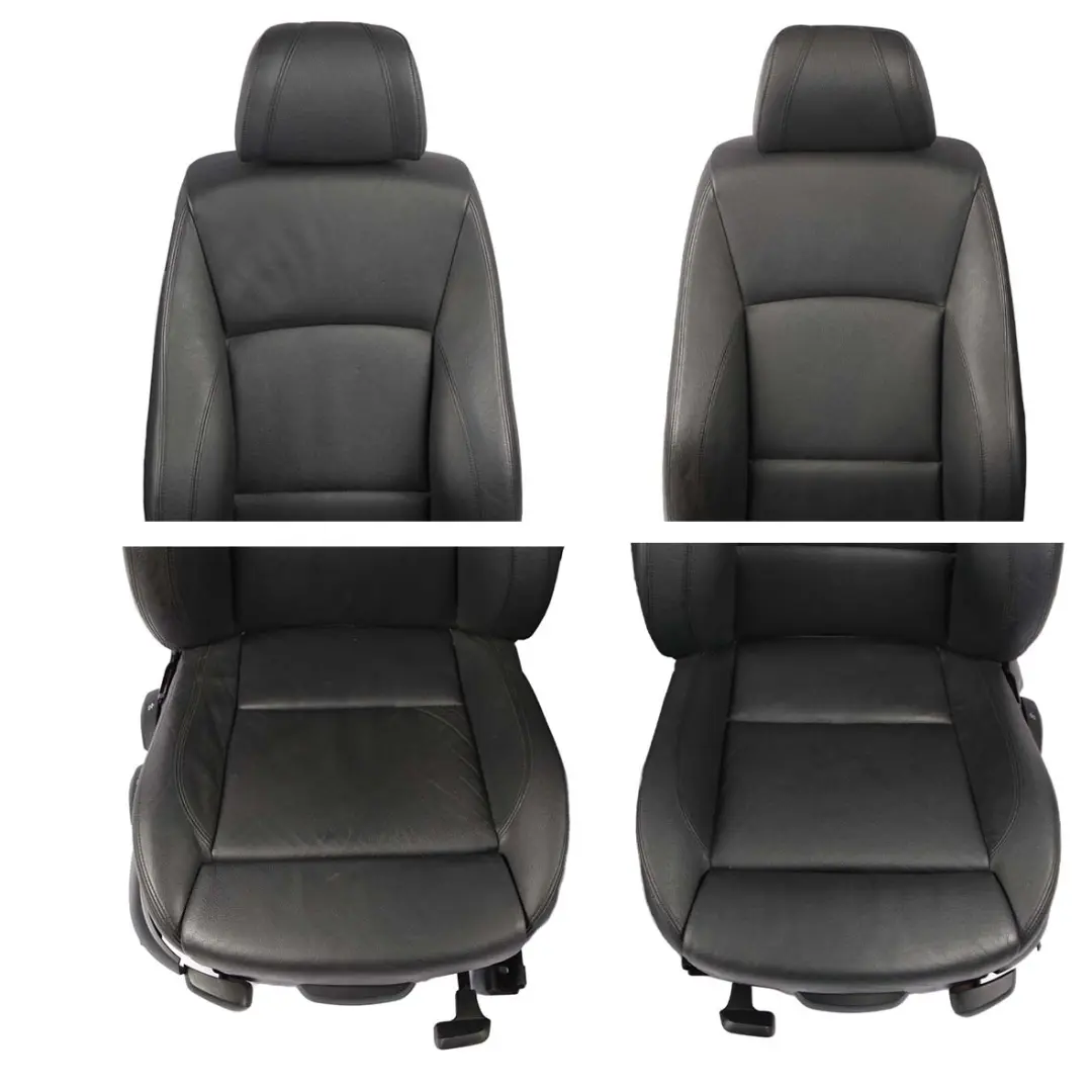 Sitze Vorne Links Rechts Schwarzes Schwarz Leder für BMW 3 er E90 E91 M Sport mit Teilenummer 6985942 BMW 3 er E90 E91 M Sport Sitze Vorne Links Rechts Schwarzes Schwarz Leder - SKU 6985942 - Teilenummer 6985942