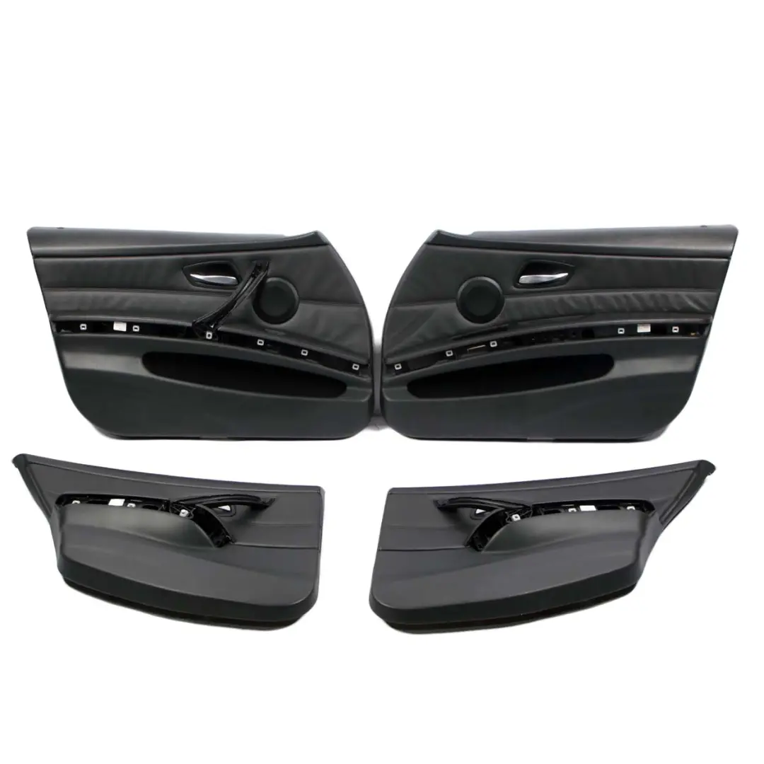 Leather Interior Seats Front Rear Seat with Door Cards to BMW E90 M SPORT Black with Part number 6985942 BMW E90 M SPORT Black Leather Interior Seats Front Rear Seat with Door Cards - SKU 6985942 - Part number 6985942