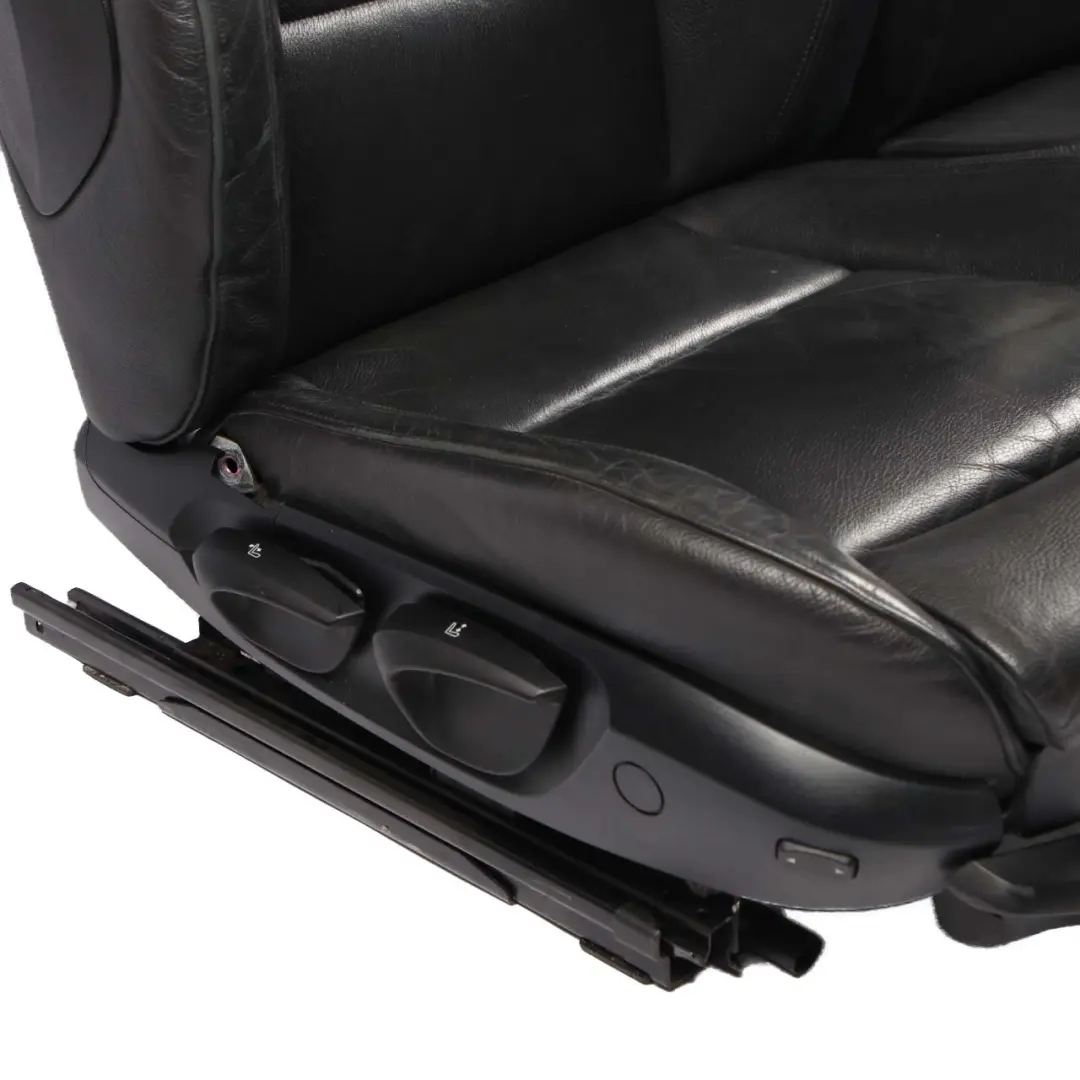 Sitze Vorne Links Rechts Schwarzes Schwarz Leder für BMW 3 er E90 E91 M Sport mit Teilenummer 6985942 BMW 3 er E90 E91 M Sport Sitze Vorne Links Rechts Schwarzes Schwarz Leder - SKU 6985942 - Teilenummer 6985942